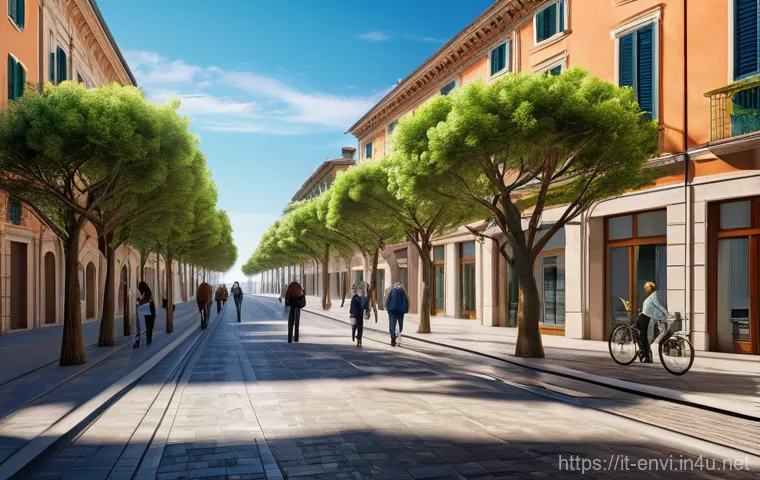 환경기술 실무 사례 분석 - **Prompt 1: Future-Forward Italian Cityscape with Integrated Renewables**
"A vibrant, sun-drench...
