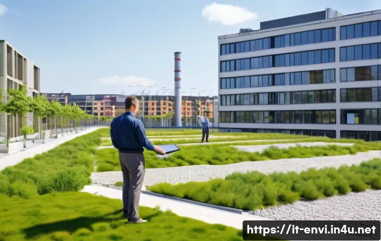 환경기술사 자격증 가이드 - **Urban Green Transformation Project**
A vibrant, sunlit image depicting an environmental engine...