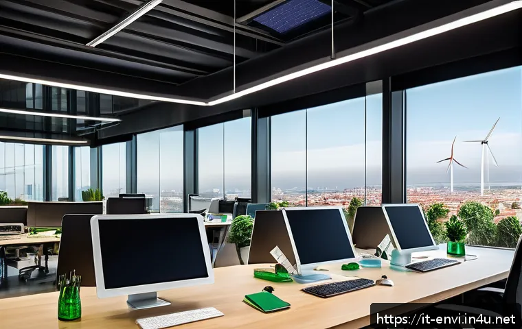 환경기술사 자격증 유용성 분석 - A professional Italian office environment showcasing a diverse group of certified environmental tech...